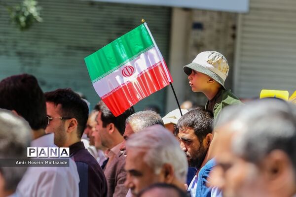 حضور کودکان در راهپیمایی روز قدس