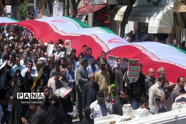 راهپیمایی روز قدس در کرمانشاه