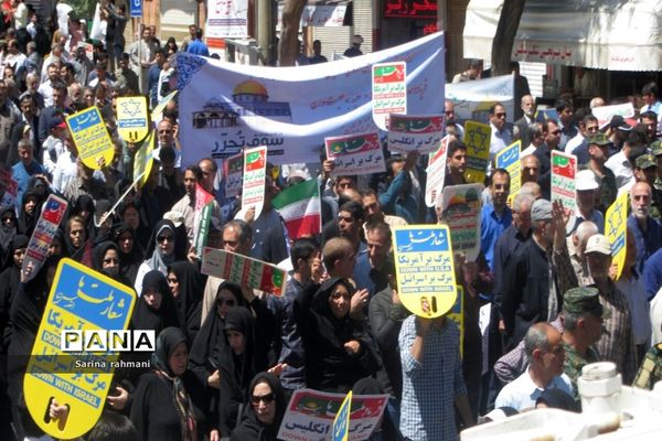 راهپیمایی روز قدس در کرمانشاه