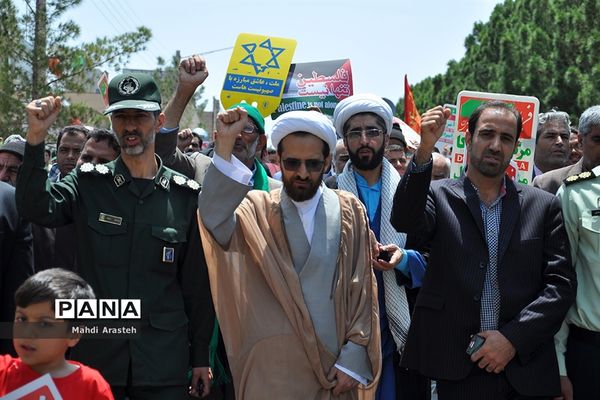 راهپیمایی روزجهانی قدس درشهرستان خوسف خراسان جنوبی