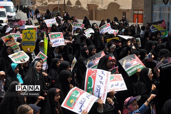 راهپیمایی روزجهانی قدس درشهرستان خوسف خراسان جنوبی