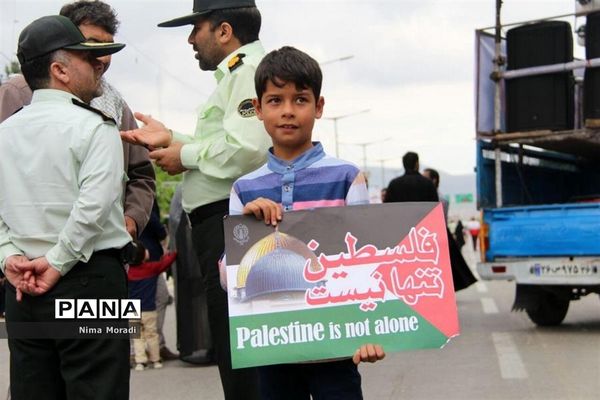 راهپیمایی روز قدس در خراسان شمالی