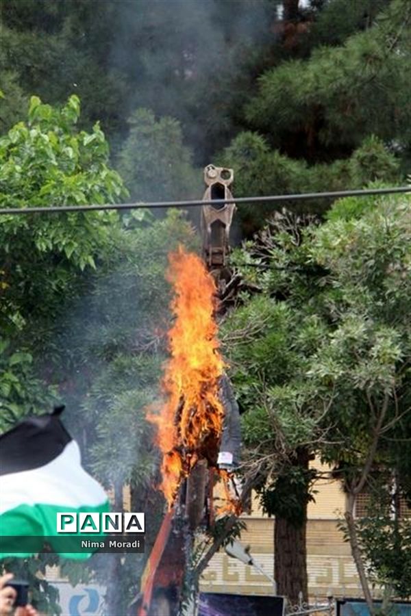 راهپیمایی روز قدس در خراسان شمالی