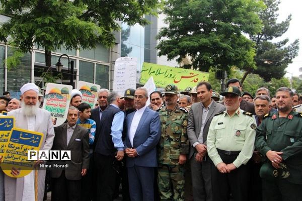 راهپیمایی روز قدس در خراسان شمالی