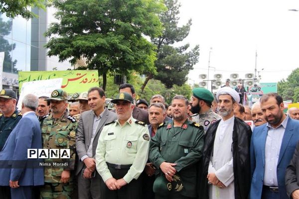 راهپیمایی روز قدس در خراسان شمالی