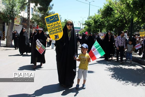 حضور پر شور مردم  استان همدان در راهپیمایی روز قدس