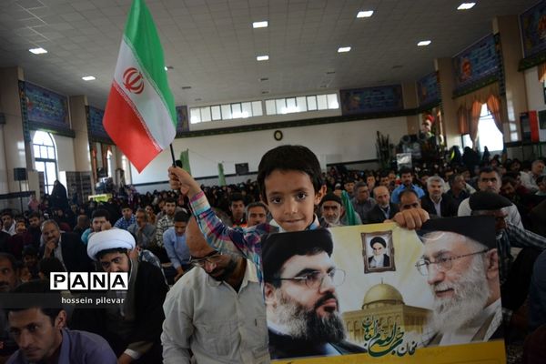 راهپیمایی روز قدس در شهرستان خوسف