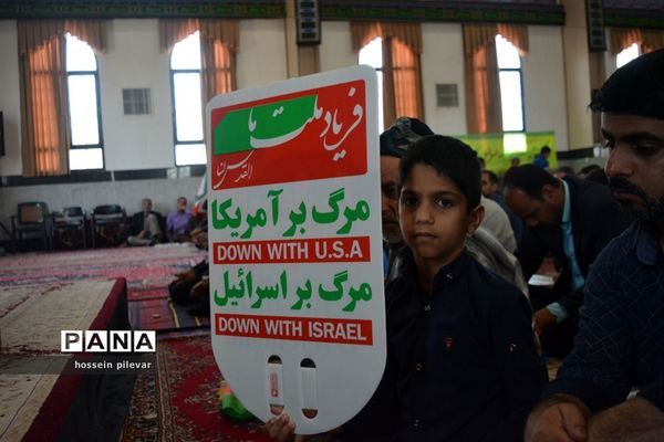 راهپیمایی روز قدس در شهرستان خوسف