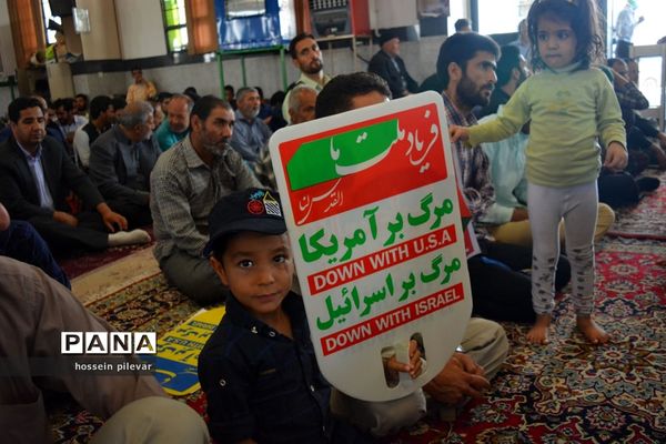 راهپیمایی روز قدس در شهرستان خوسف