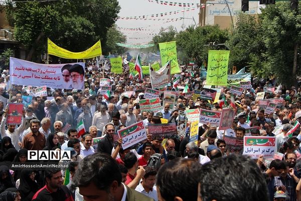 برگزاری راهپیمایی عظیم روز قدس در یزد