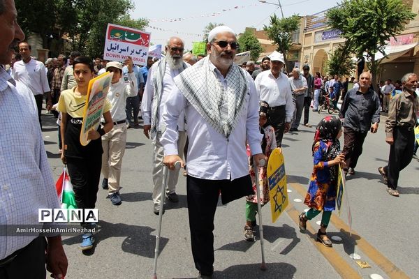 برگزاری راهپیمایی عظیم روز قدس در یزد