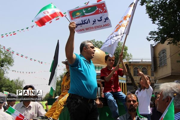 برگزاری راهپیمایی عظیم روز قدس در یزد