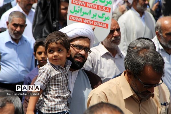 برگزاری راهپیمایی عظیم روز قدس در یزد