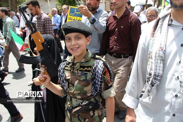 برگزاری راهپیمایی عظیم روز قدس در یزد