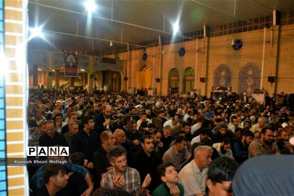 مراسم وداع با امام جمعه شهرستان کازرون