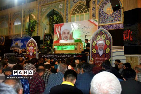مراسم وداع با امام جمعه شهرستان کازرون