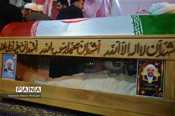 مراسم وداع با امام جمعه شهرستان کازرون