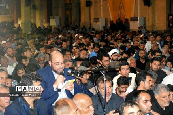 مراسم وداع با امام جمعه شهرستان کازرون