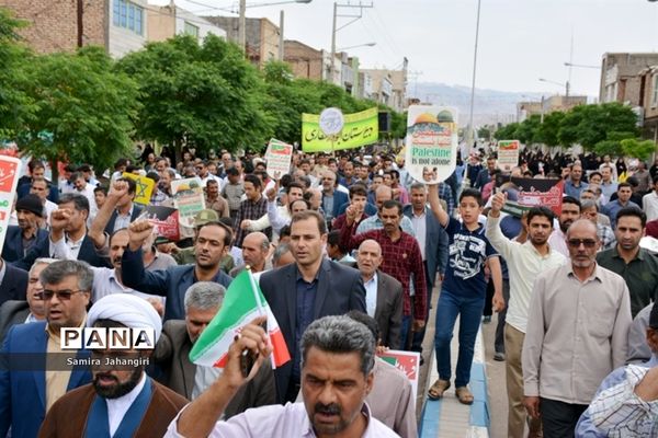 راهپیمایی روز قدس شهرستان سرایان