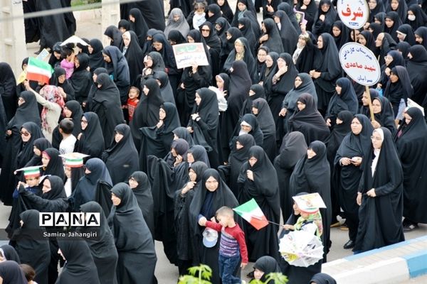 راهپیمایی روز قدس شهرستان سرایان