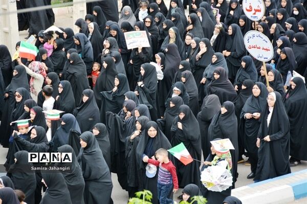 راهپیمایی روز قدس شهرستان سرایان