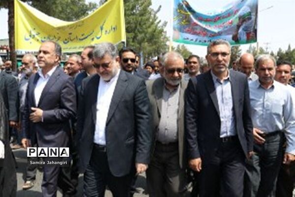 راهپیمایی روز جهانی قدس در بیرجند