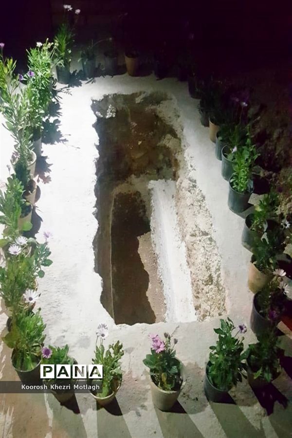 مراسم تشییع پیکر امام جمعه شهرستان کازرون