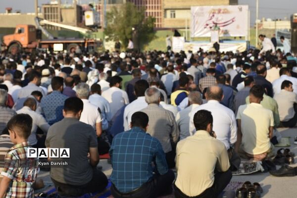 اقامه نماز عید فطر در امیدیه