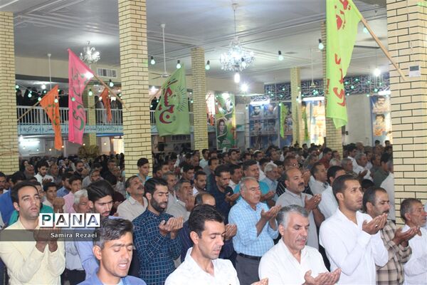اقامه نماز عید سعید فطر در خاوران شهرستان جهرم