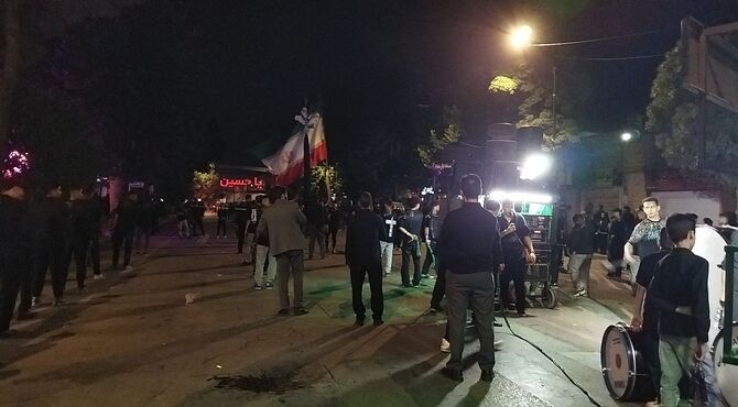 مراسم شب عاشورای ۱۴۰۵ در نیشابور 
