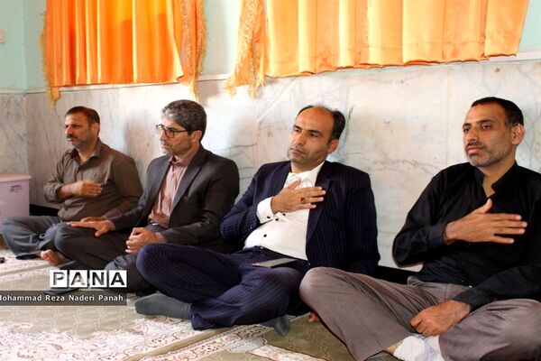 مراسم سوگواری شهادت امام علی ( ع ) در اداره کل آموزش و پرورش استان بوشهر