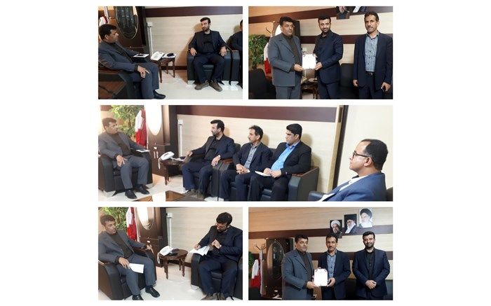 دیدار مدیرکل راهداری و حمل و نقل جاده ای هرمزگان با فرماندار شهرستان جاسک