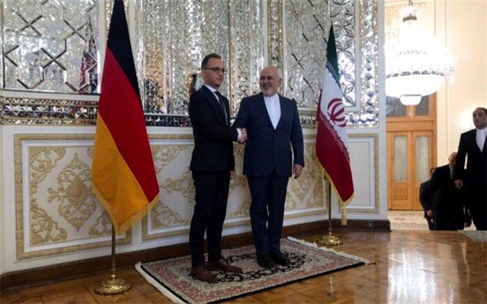 دیدار ظریف و وزیر امور خارجه آلمان در تهران