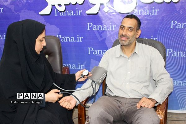طرح بسیج ملی کنترل فشار خون در خبرگزاری پانا استان بوشهر
