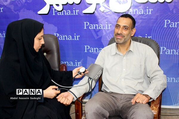 طرح بسیج ملی کنترل فشار خون در خبرگزاری پانا استان بوشهر