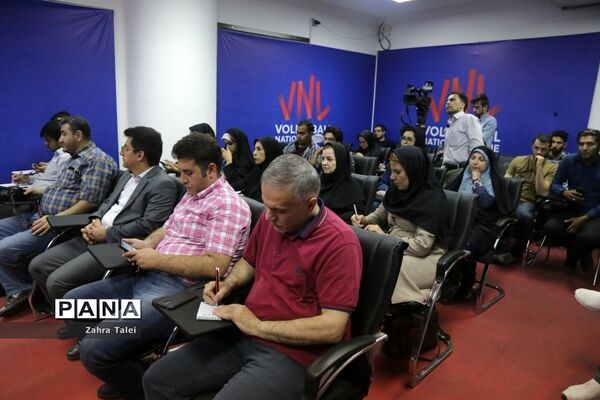 نشست خبری هفته سوم مسابقات لیگ ملت‌های والیبال