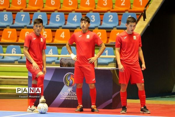 تمرین رسمی تیم‌های شرکت کننده در مسابقات فوتسال قهرمانی زیر ۲۰سال آسیا