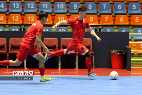 تمرین رسمی تیم‌های شرکت کننده در مسابقات فوتسال قهرمانی زیر ۲۰سال آسیا