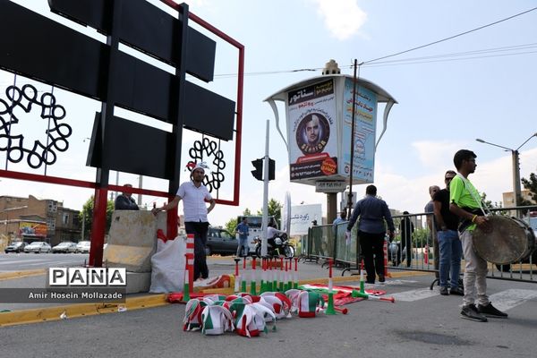 شور و شوق مردم عاشقان والیبال قبل از بازی تیم ملی ایران