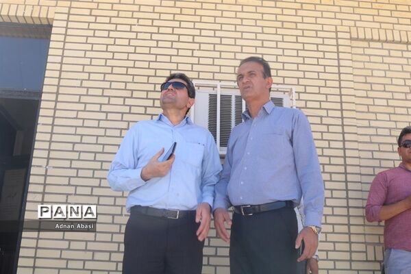 مهار آتش سوزی ایستگاه برق گله‌دار