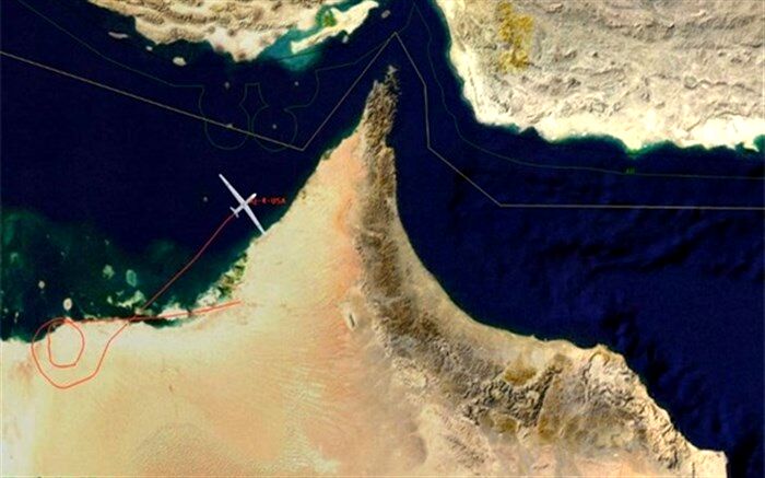 مبداء حرکت پهپاد آمریکایی از پایگاه هوایی الظفره امارات بوده است + ویدئو
