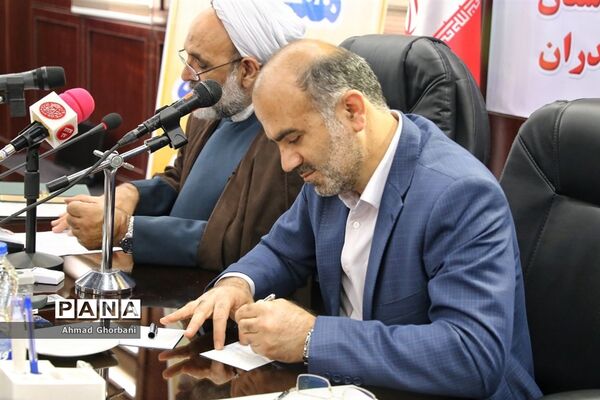 نشست خبری  رئیس کل دادگستری استان و دادستان مرکز مازندران