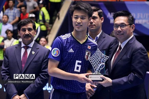 جشن اختتامیه فوتسال زیر 20 سال آسیا یا قهرمانی ژاپن
