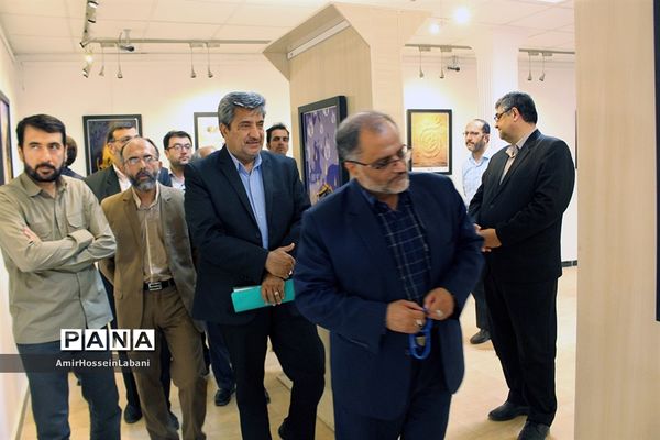 افتتاح نمایشگاه گرافیک طوفان شن