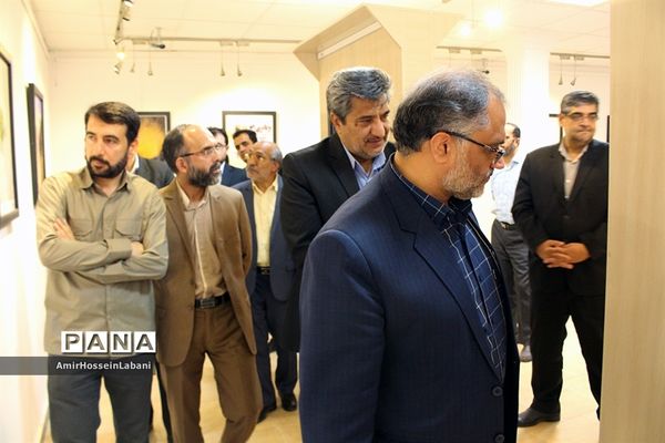 افتتاح نمایشگاه گرافیک طوفان شن