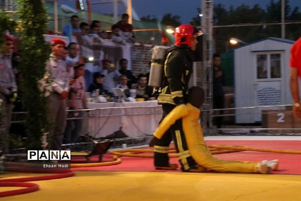 اولین المپیاد بزرگ عملیاتی ترکیبی آتش‌نشانان مشهد