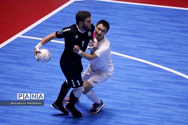 بازی دو تیم لبنان و قزاقستان فوتسال زیر 20 سال آسیا