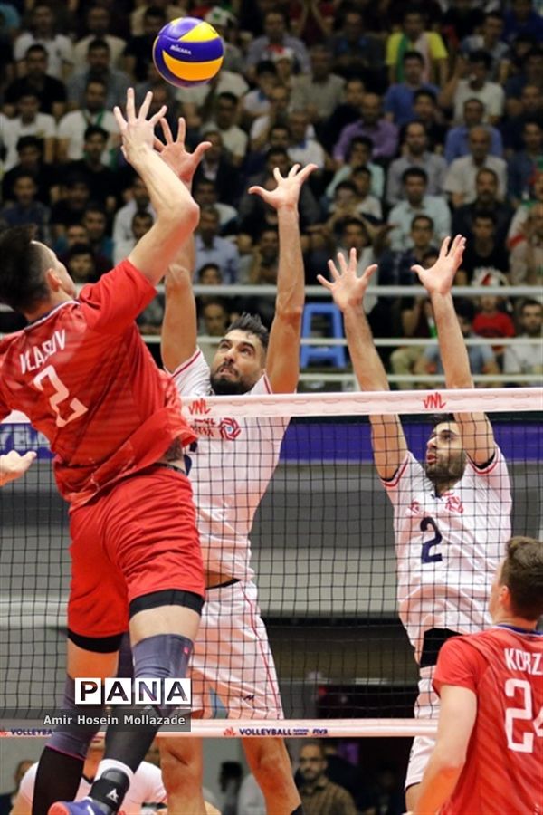 هفته سوم لیگ ملت‌های والیبال | ایران 3 - 0 روسیه