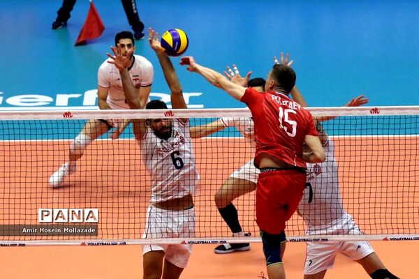 هفته سوم لیگ ملت‌های والیبال | ایران 3 - 0 روسیه