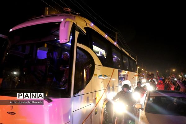 َشادی مردم پس برد تیم ملی والیبال